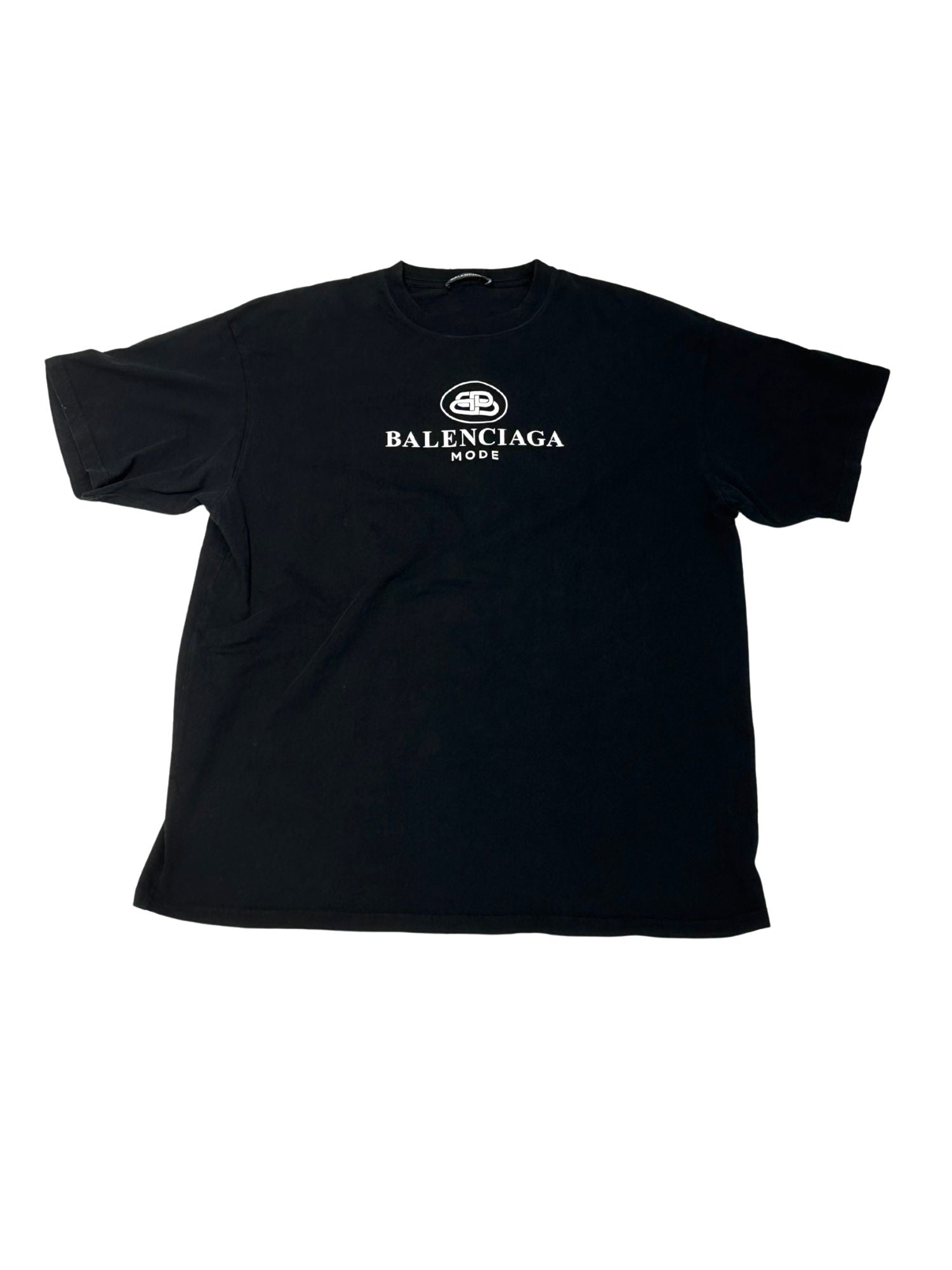 Balenciaga Black BB Mode T-Shirt - Lightly Used Size L