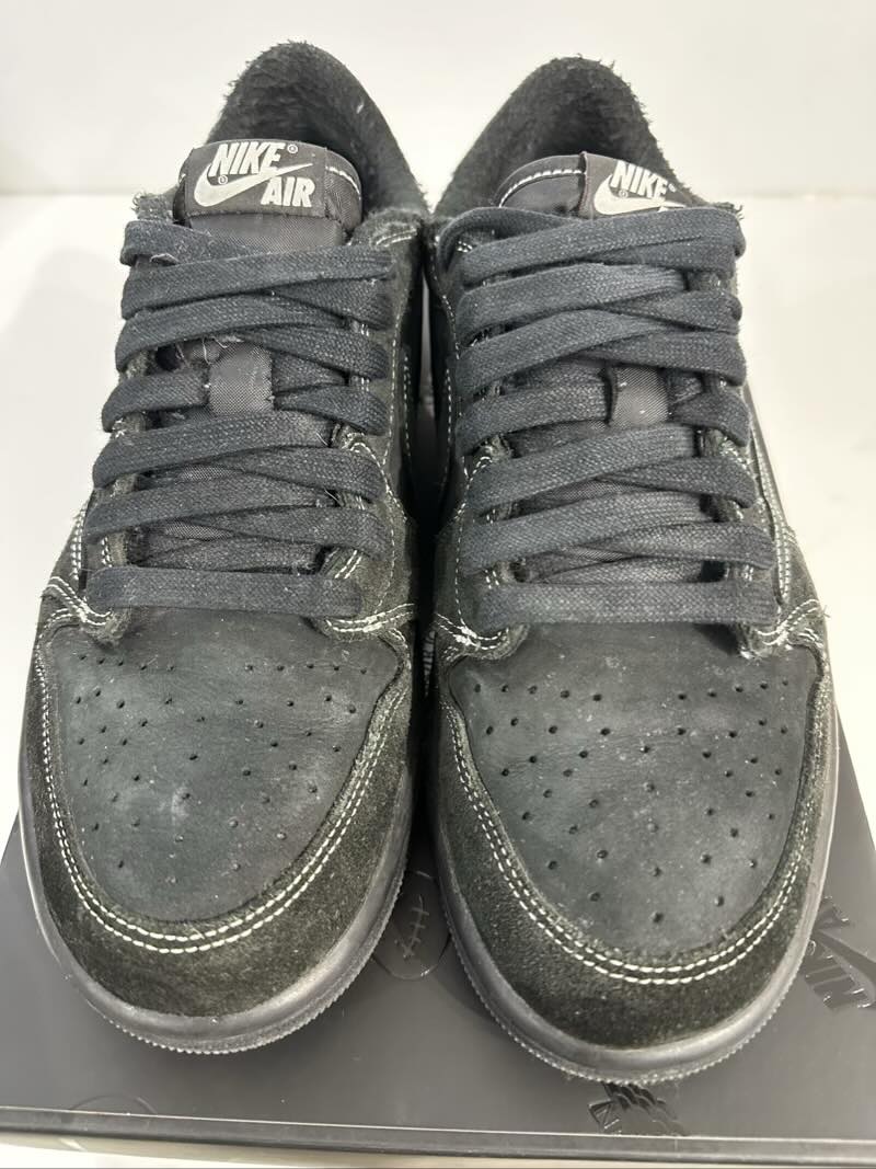 Jordan 1 Retro Low Travis Scott Black Phantom - Pre-Owned Size 10