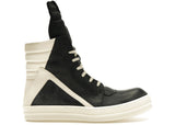 Rick Owens Lido Geobasket Black Milk - Pre-Owned Size 12