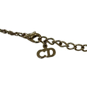 Christian Dior CD Gold Necklace - Pre-Owned