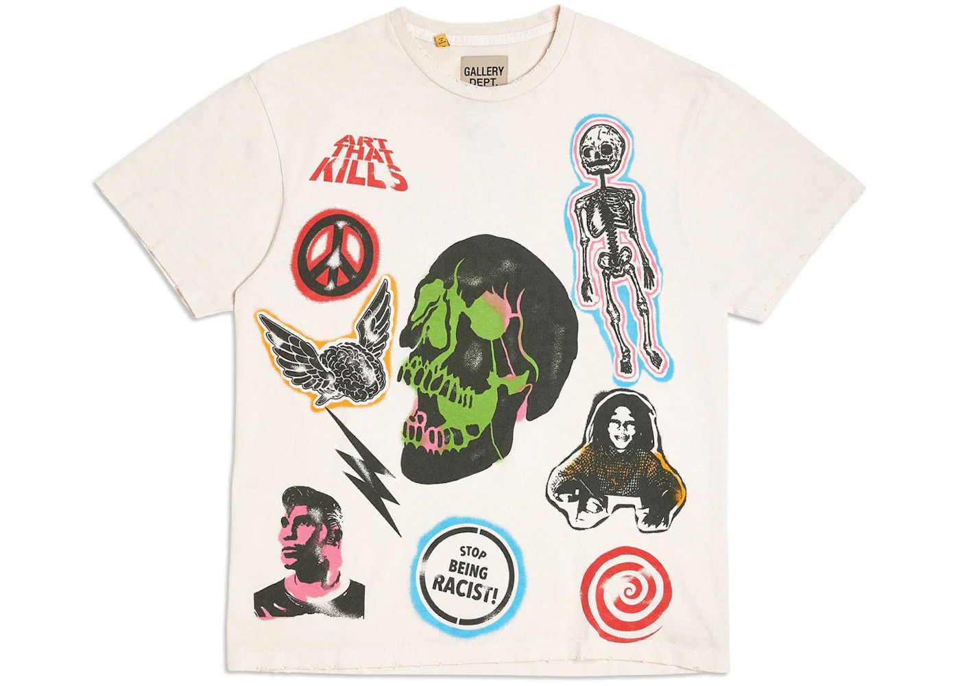 Gallery Dept. Illadox Tee Cream - Pre-Owned Size XL