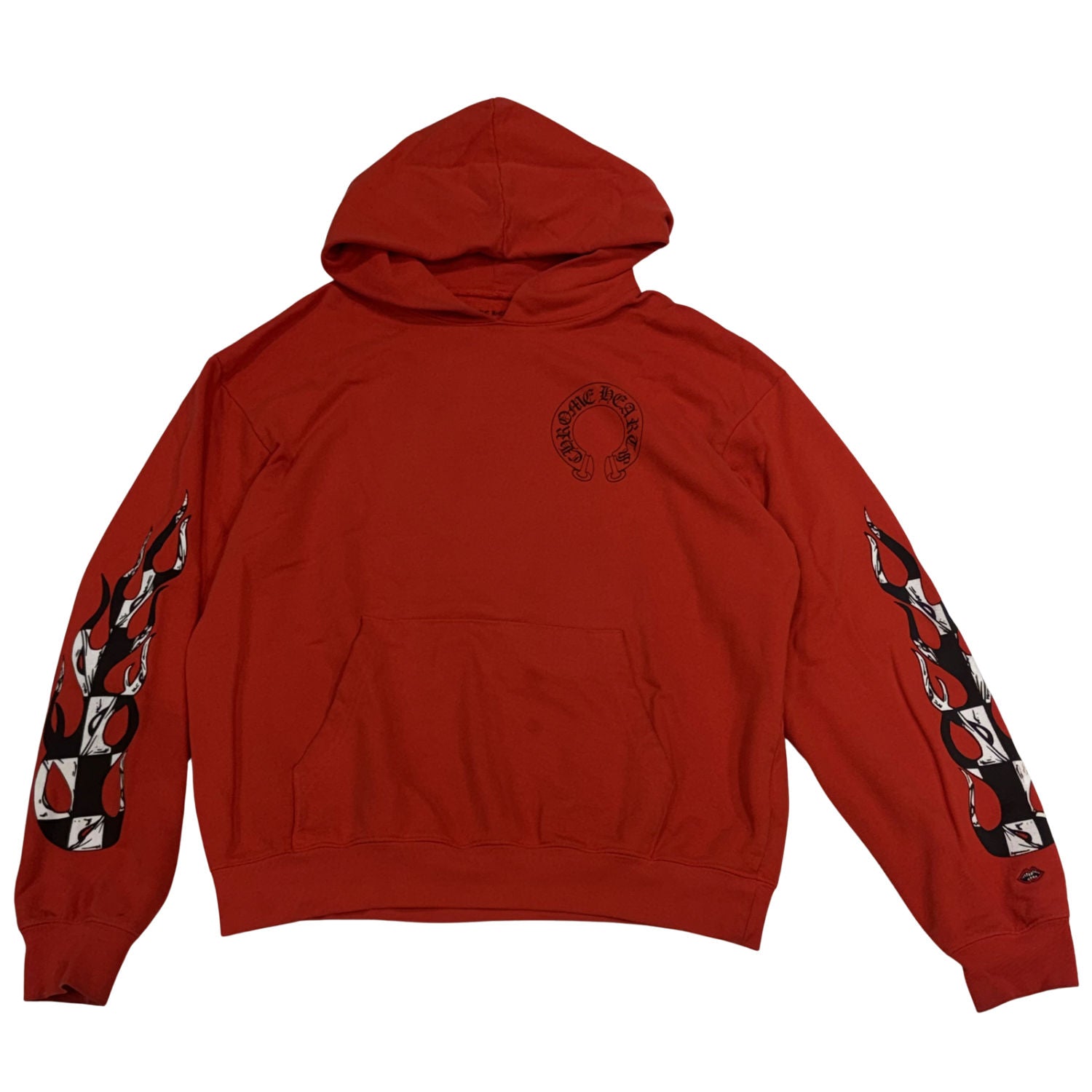 Chrome Hearts Matty Boy Chomper Flag Pullover Hoodie Red - Lightly Used Size L