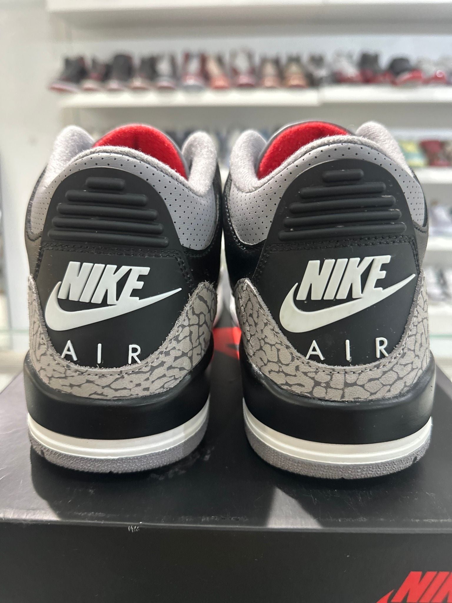 Jordan 3 Retro Black Cement (2024) - Pre-Owned Size 8 (Worn Once)