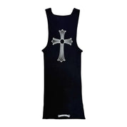 Chrome Hearts T Bar Rib Tank Top Black
