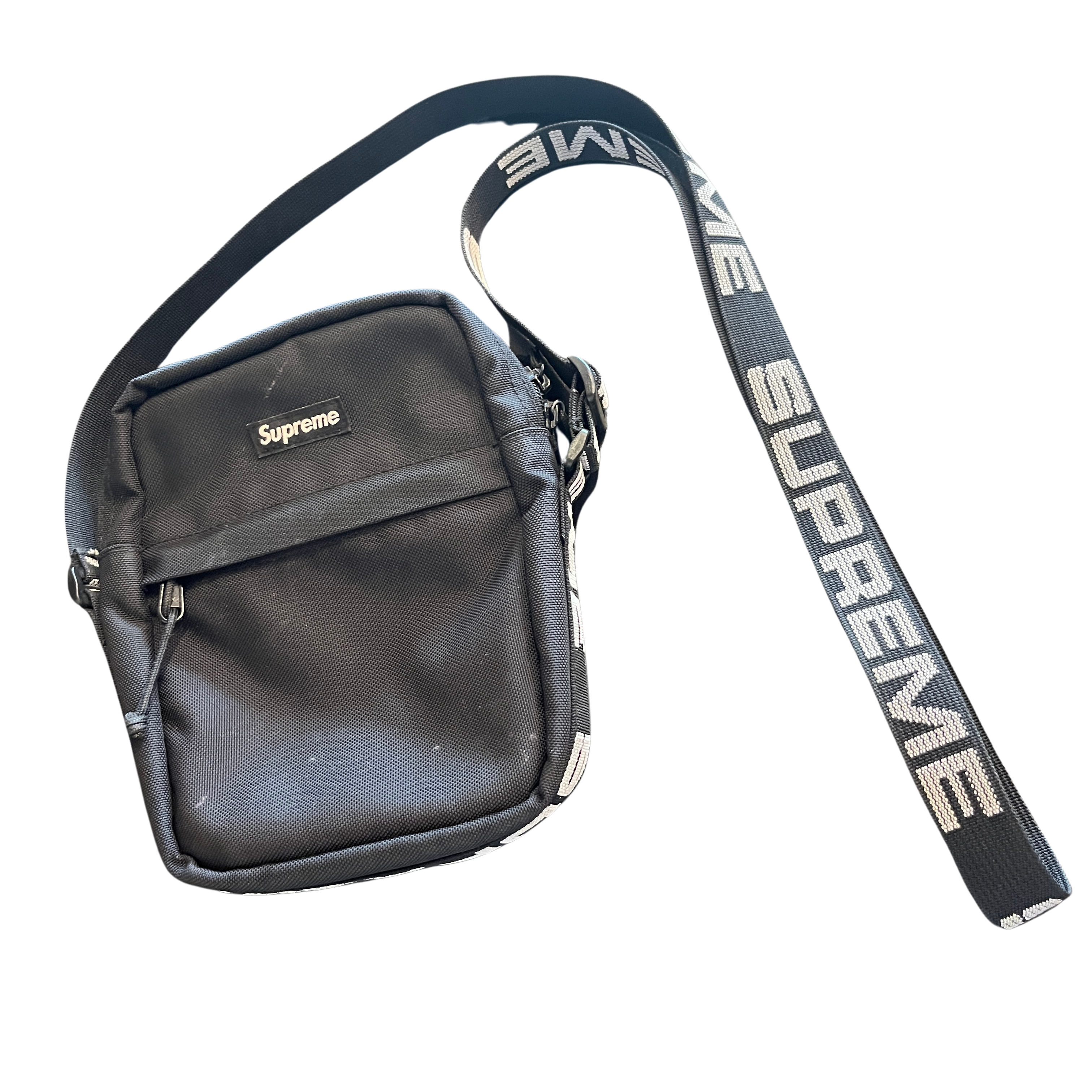 Supreme Shoulder Bag (SS18) Black (Preowned) - Pre-Owned