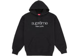 Supreme Classic Logo Hooded Sweatshirt Black