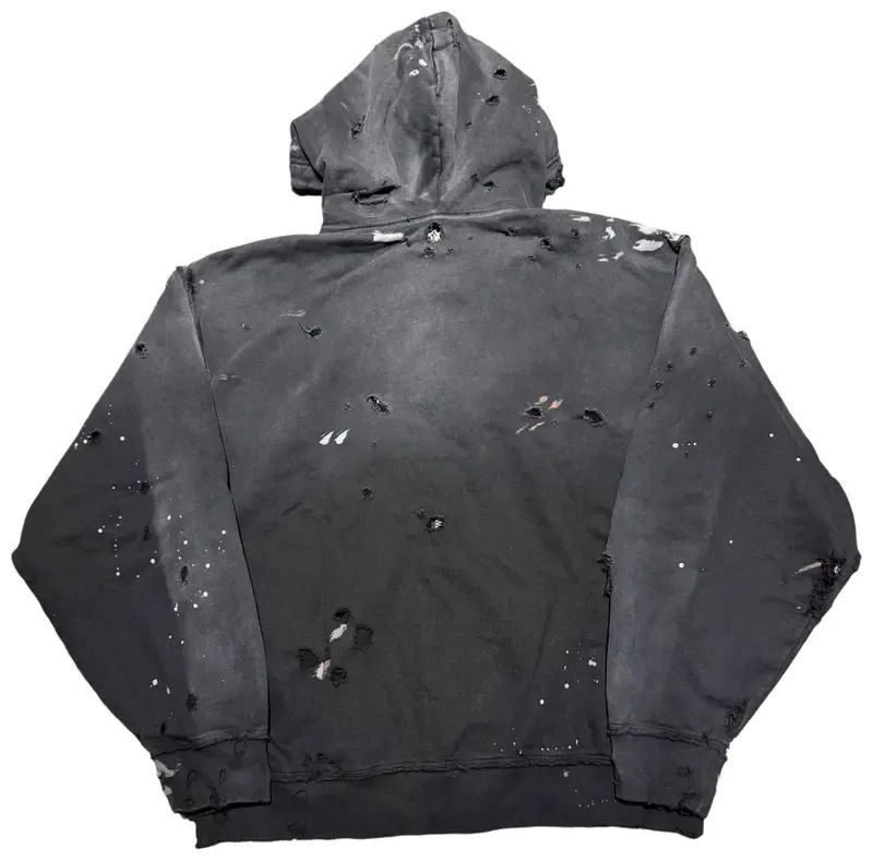 Satoshi Nakamoto Luke Fleece Zip-Up Hoodie Black