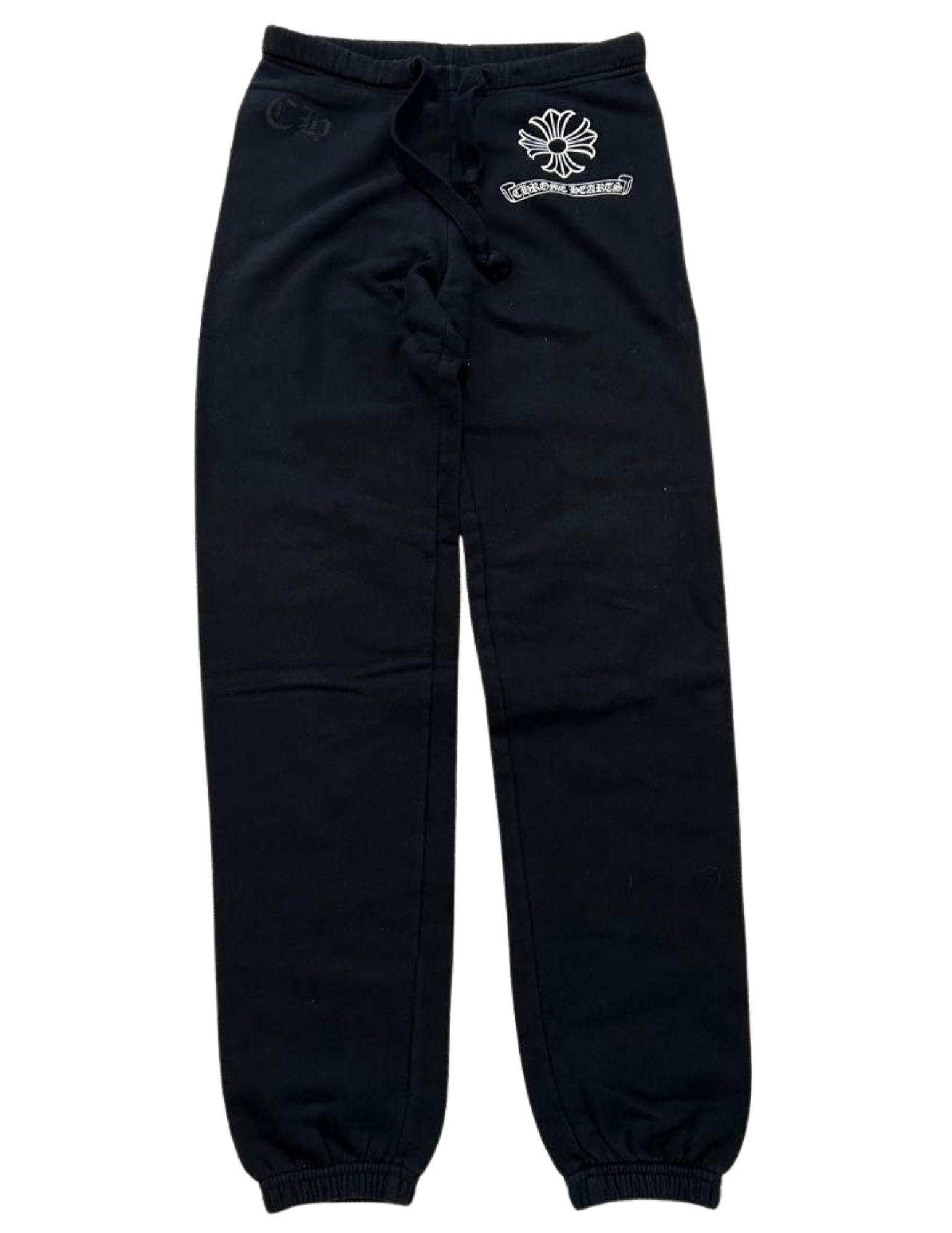 Chrome Hearts Scroll Logo Dagger Sweatpants Black