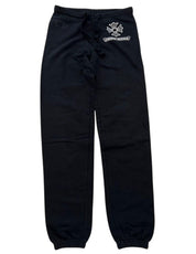 Chrome Hearts Scroll Logo Dagger Sweatpants Black