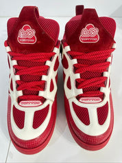 Louis Vuitton LV Skate Sneaker Red White - Pre-Owned Size 11 (No original box)