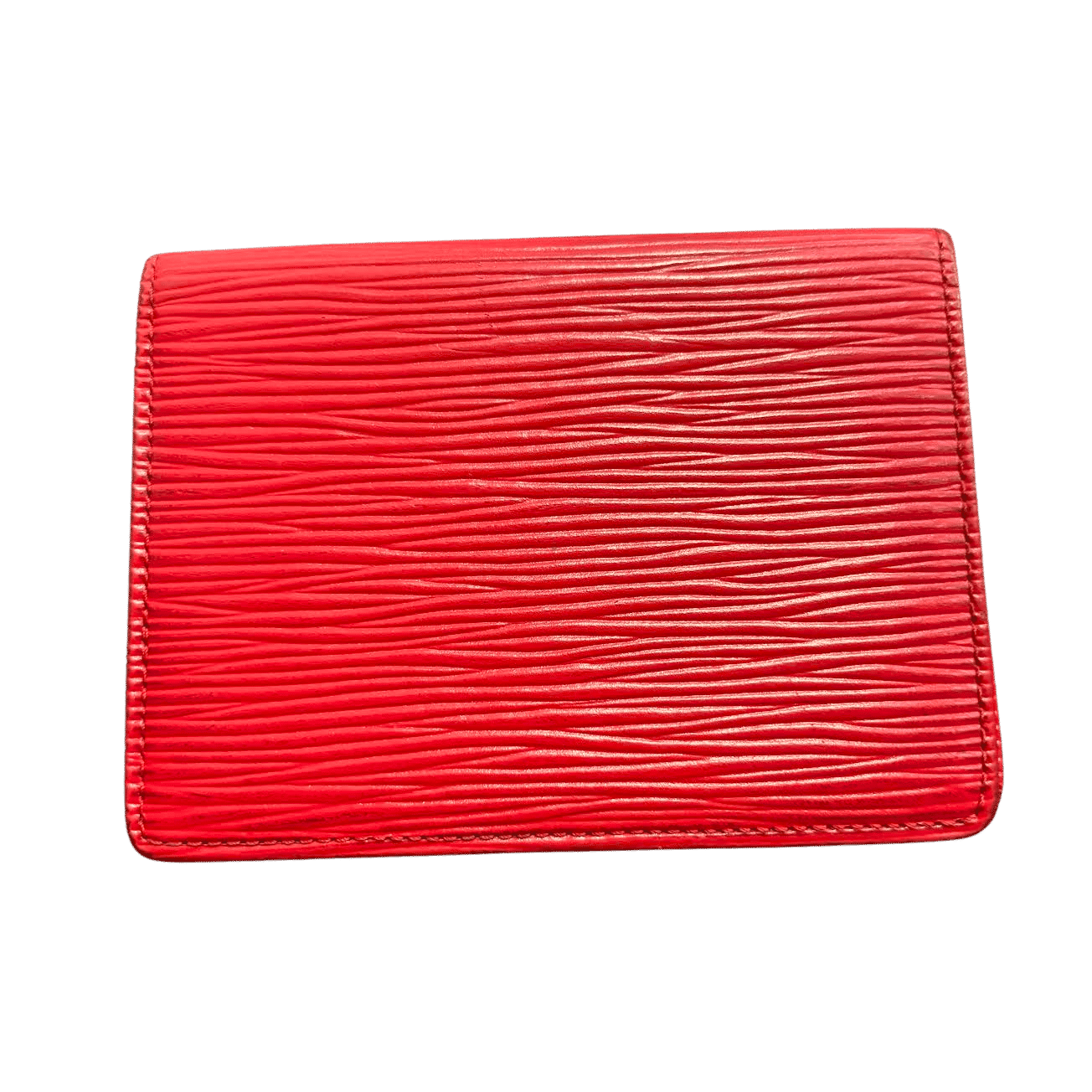 Louis Vuitton Epi Leather Bifold Passport Holder Red - Pre-Owned