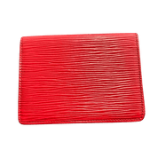 Louis Vuitton Epi Leather Bifold Passport Holder Red - Pre-Owned