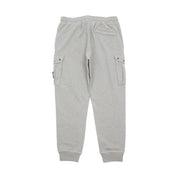 Stone Island Fleece Cargo Sweatpants Melange Grey