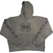 Awoken Dreams V7 Choppers Pullover Hoodie Grey
