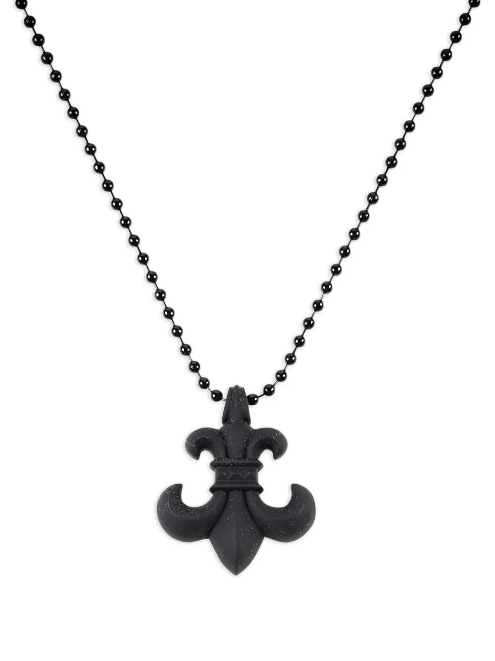 Chrome Hearts BS Fleur Silicone Necklace Black