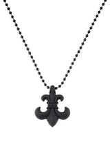 Chrome Hearts BS Fleur Silicone Necklace Black