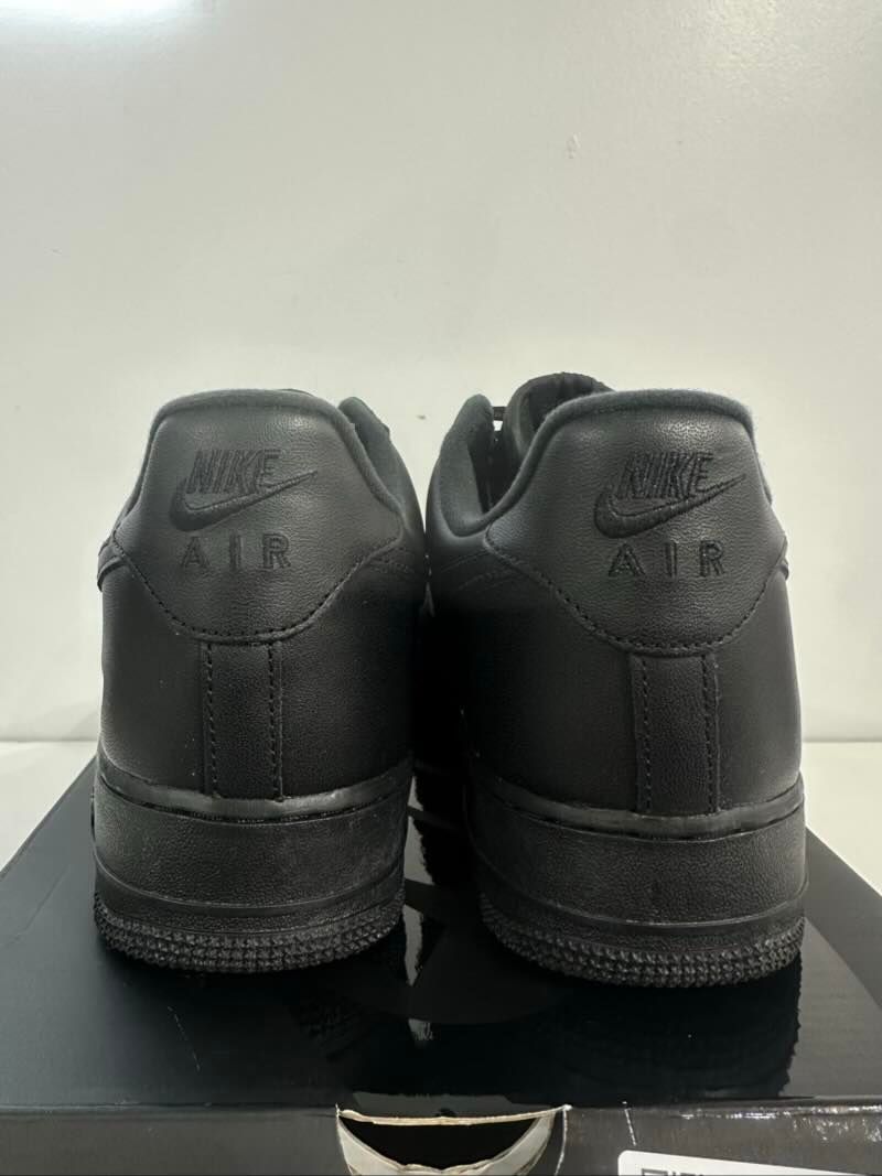 Nike Air Force 1 Low Supreme Black - Pre-Owned Size 12.5