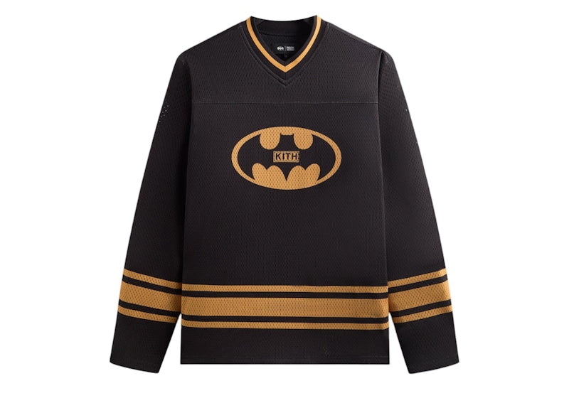 Kith x Batman Long Sleeve Malik Jersey Black