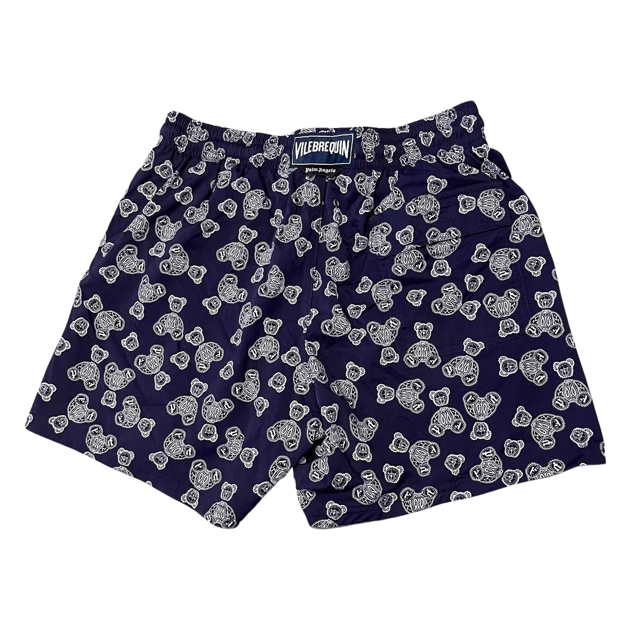 Palm Angels x Vilebrequin Bear Monogram Swim Shorts Blur