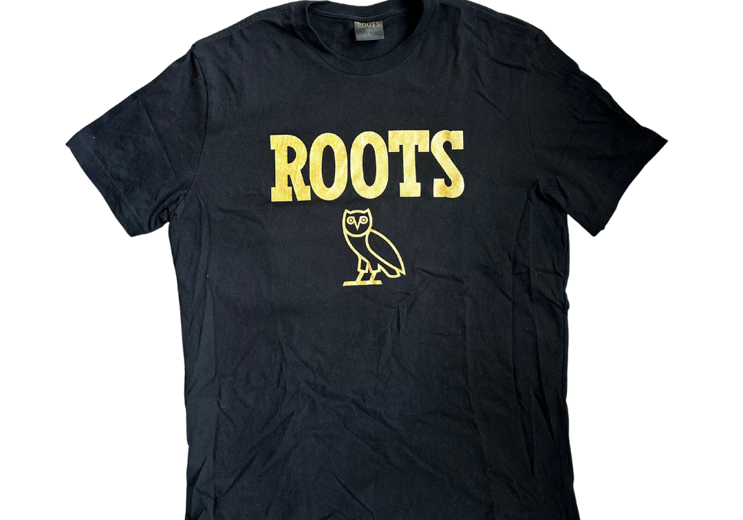 Ovo X Roots OG Owl Logo Tee Black (Preowned)