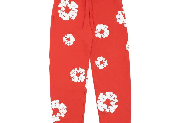 Denim Tears The Cotton Wreath Sweatpant Red