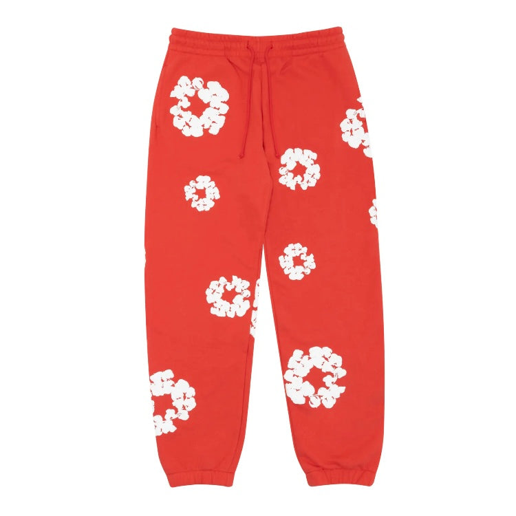 Denim Tears The Cotton Wreath Sweatpant Red