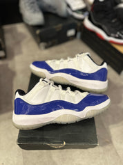 Jordan 11 Retro Low White Concord (W) (Preowned)