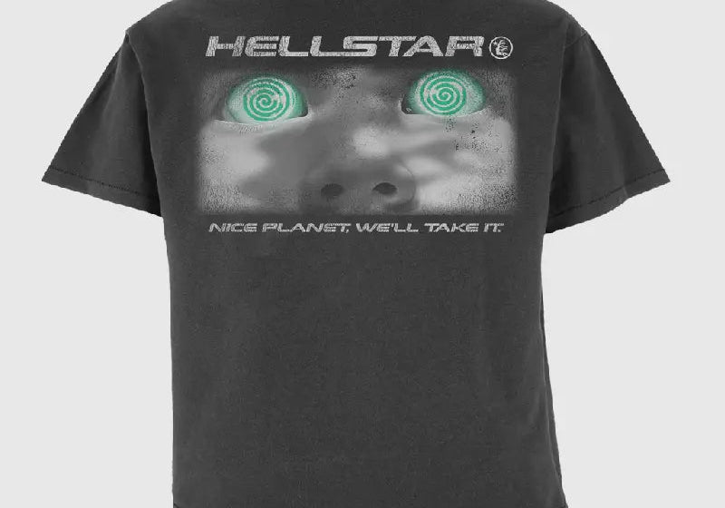 Hellstar Attacks T-Shirt Black