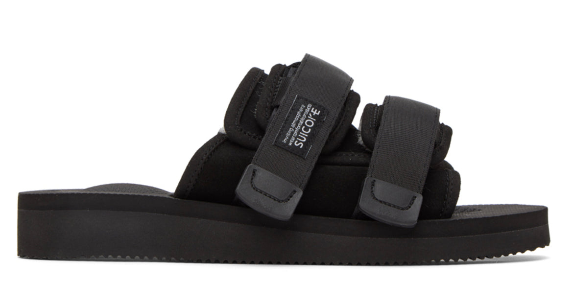 Suicoke Black MOTO-Mab Sandals