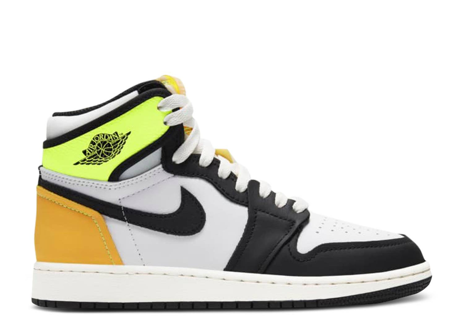 Jordan 1 Retro High White Black Volt (GS)