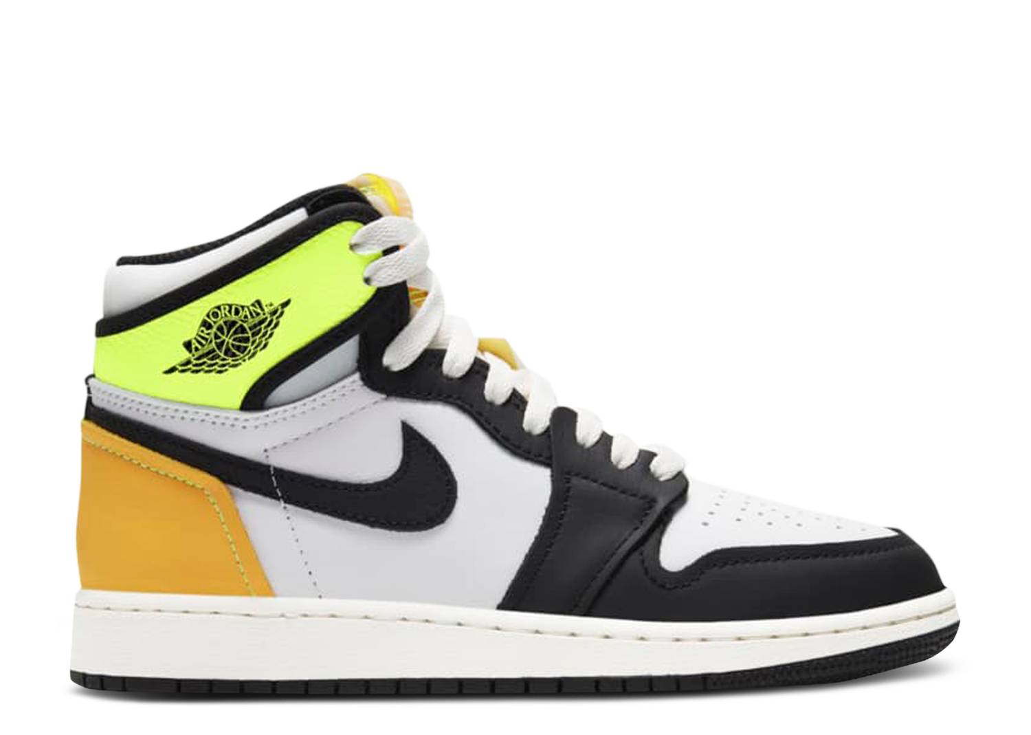 Jordan 1 Retro High White Black Volt (GS)