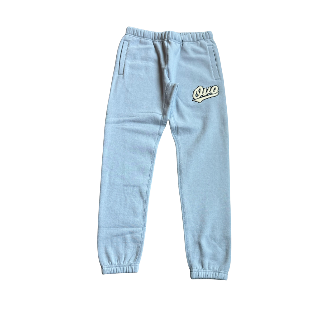 Ovo Chenille Sweatpants Baby Blue