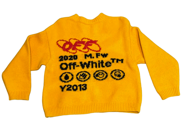 Off-White Industrial Y013 Crewneck Yellow (Preowned)