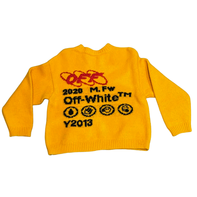 Off-White Industrial Y013 Crewneck Yellow (Preowned)