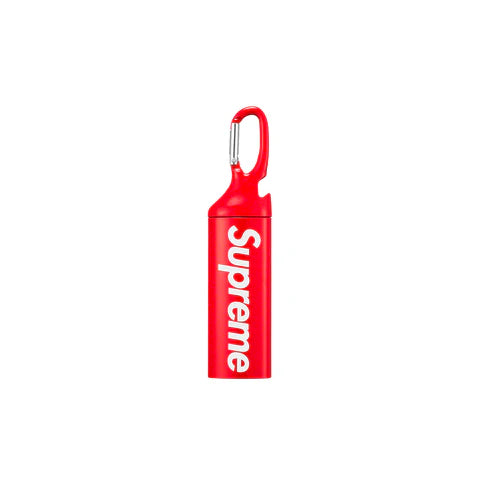 Supreme Lighter Case Carabiner Red