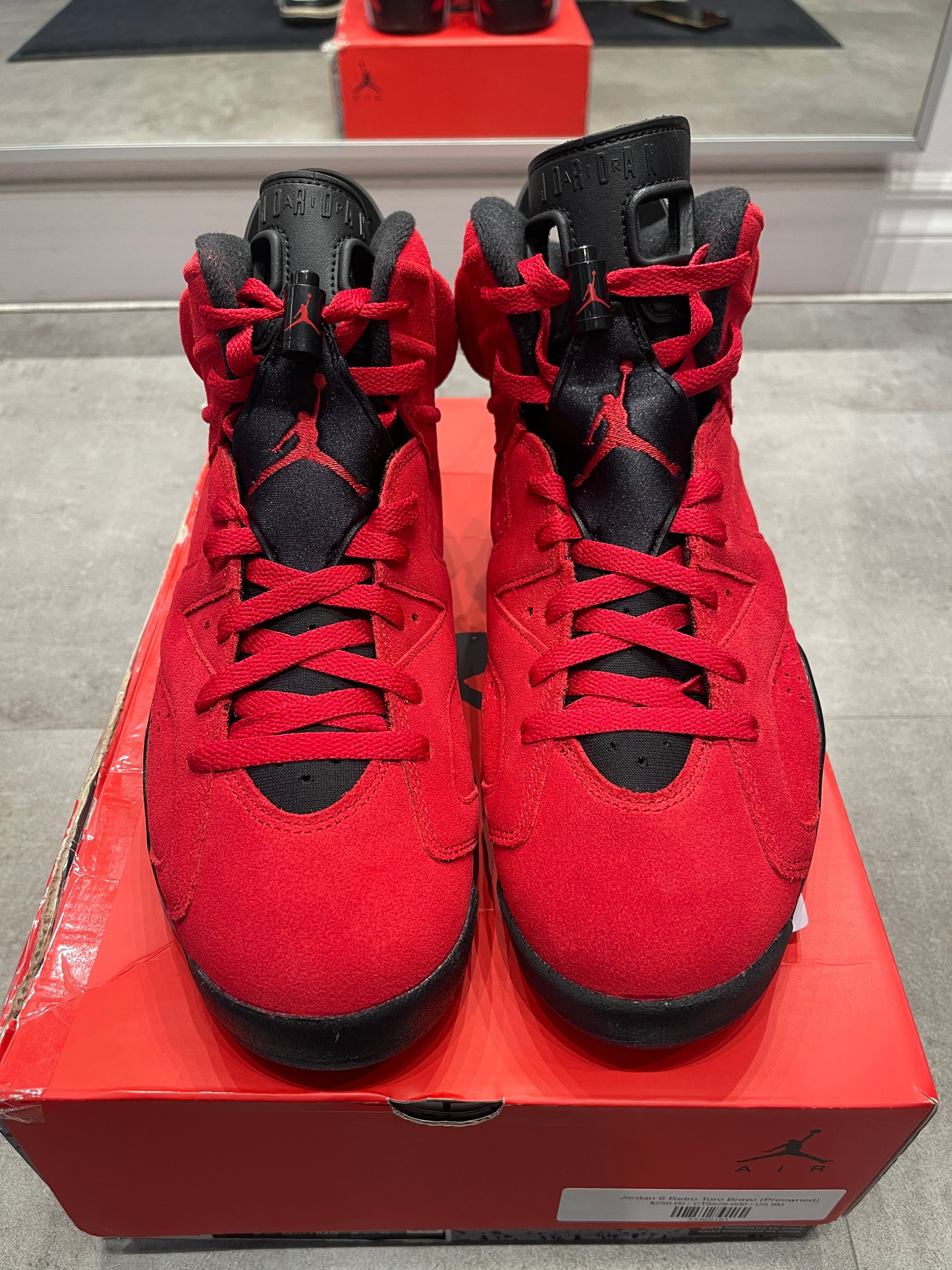 Jordan 6 Retro Toro Bravo (Preowned Size 9)