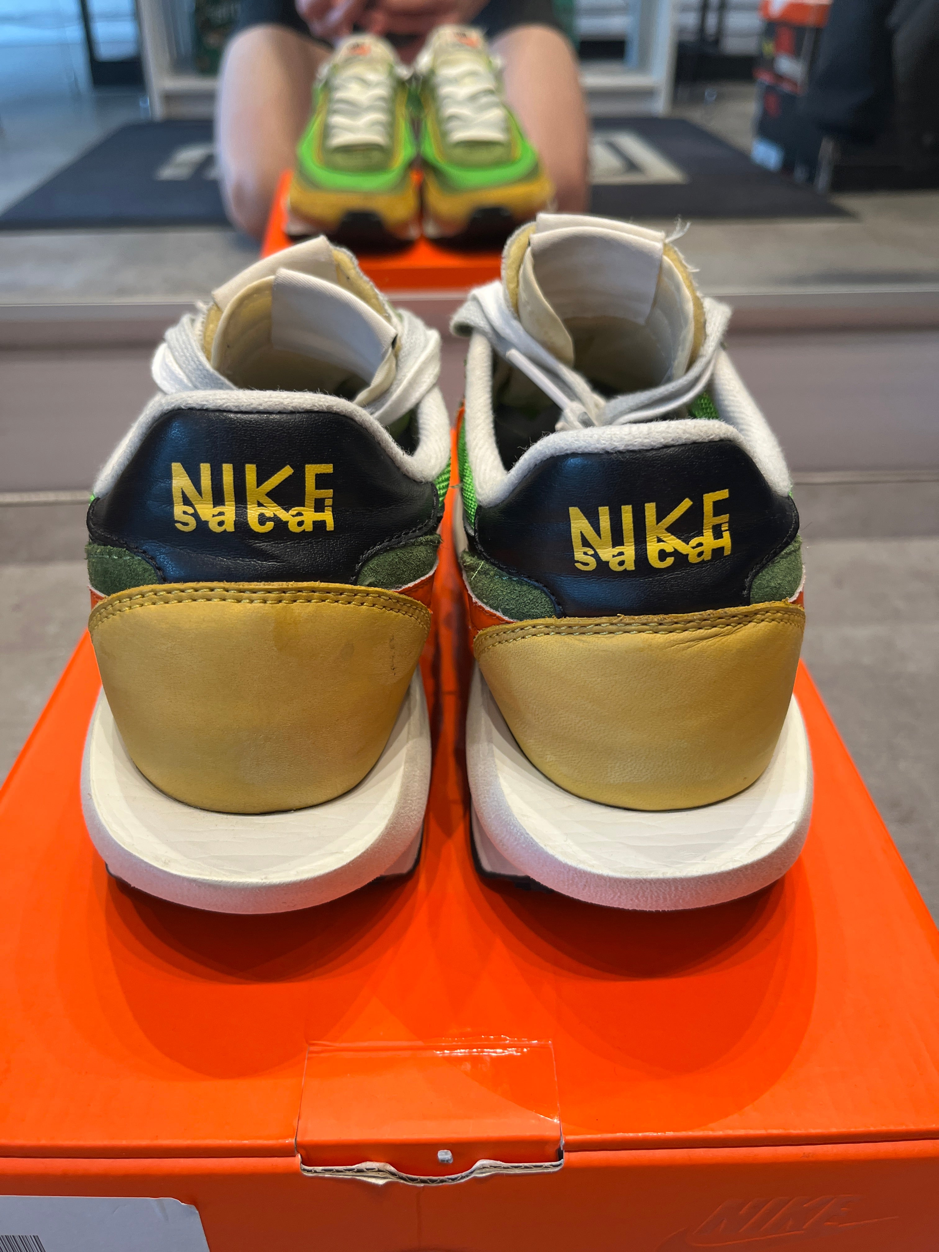 Nike LD Waffle sacai Green Gusto Preowned