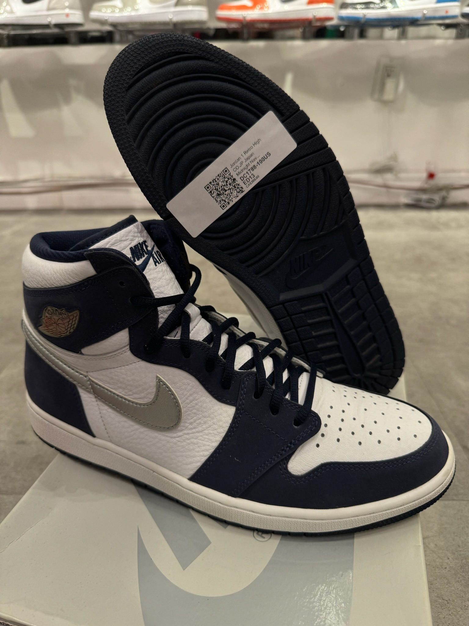 Jordan 1 Retro High CO.JP Japan Midnight Navy (2020) (Preowned Size 13)