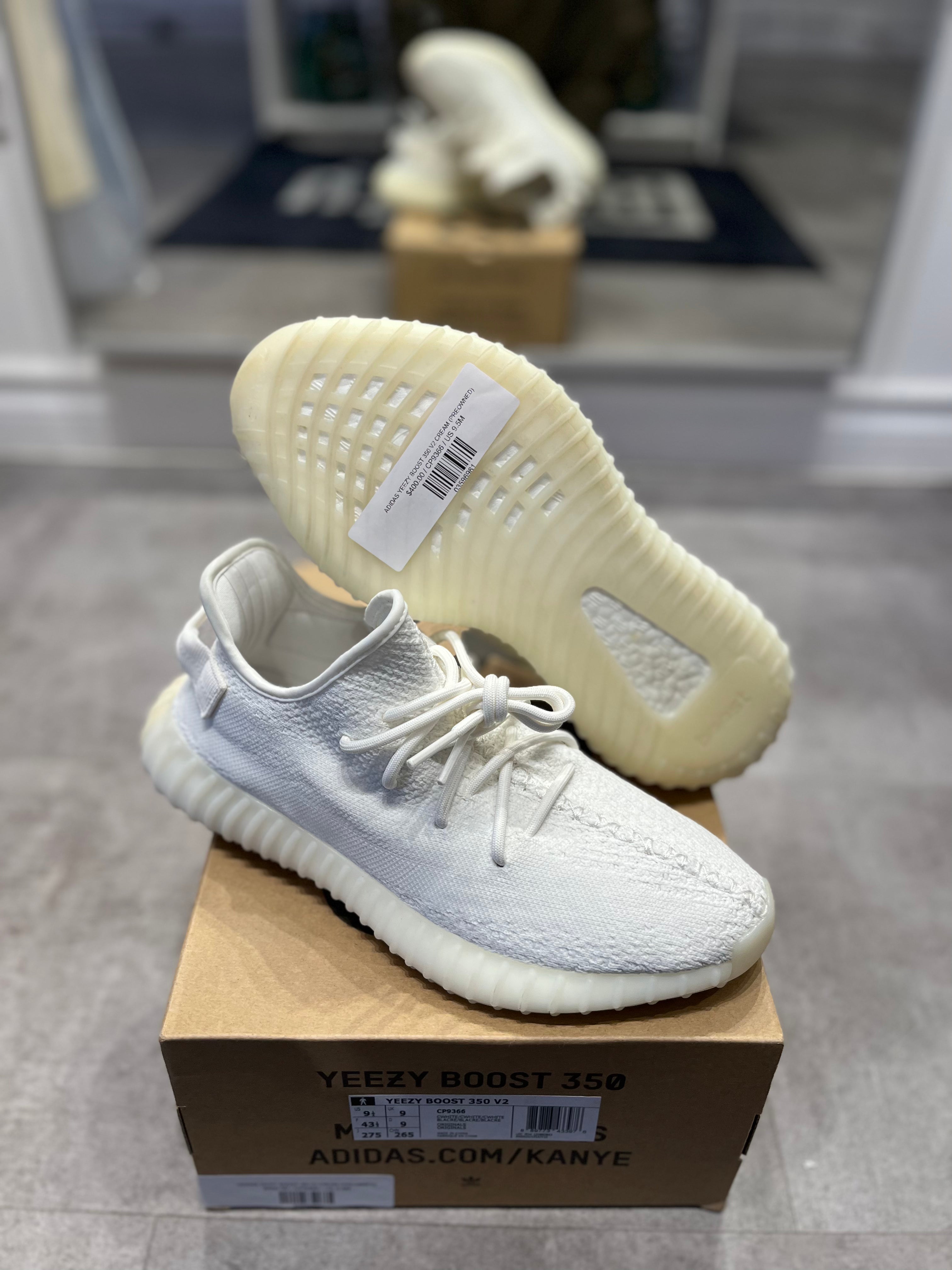 Adidas Yeezy Boost 350 V2 Cream (Preowned Size 9.5)