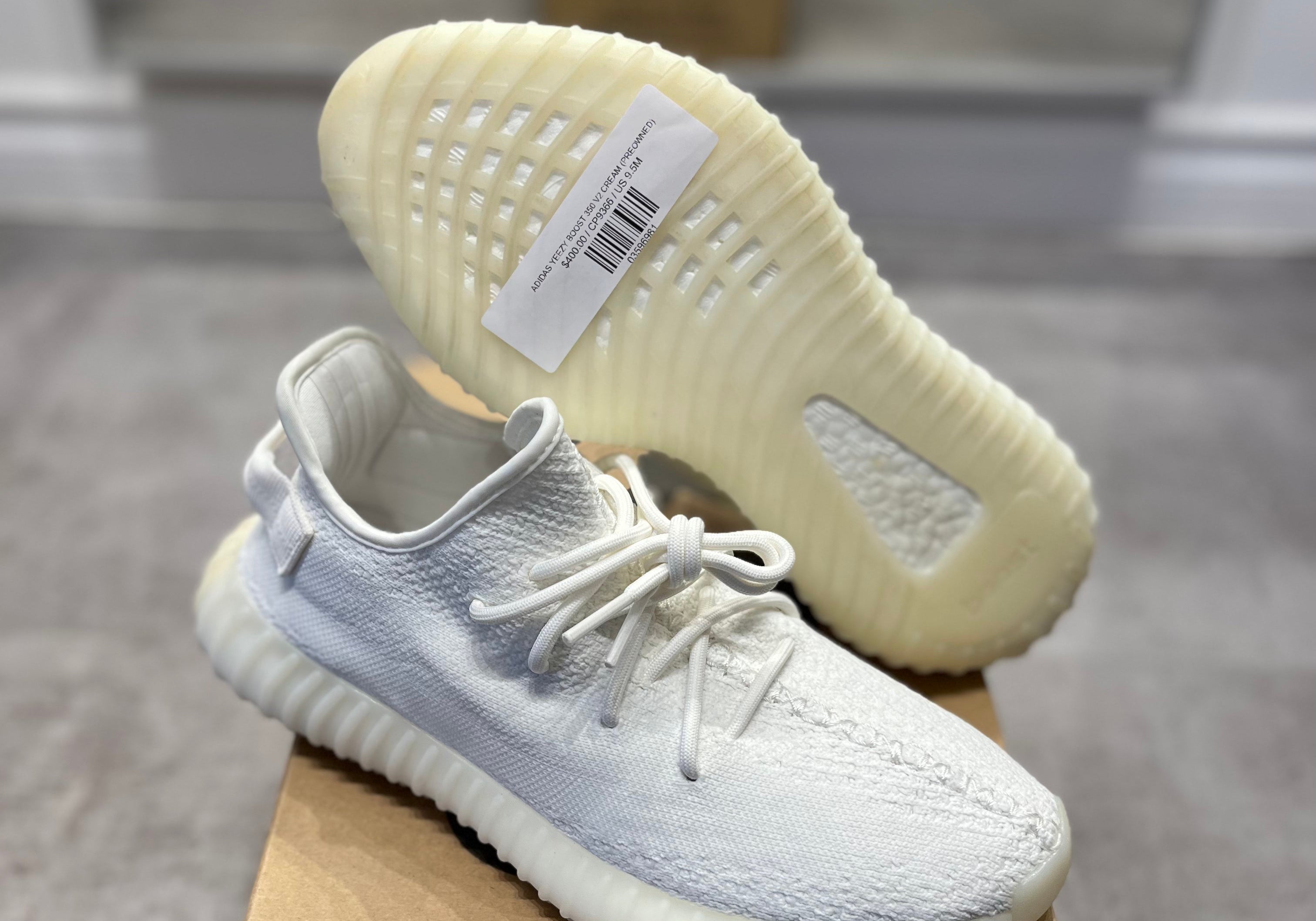 Adidas Yeezy Boost 350 V2 Cream (Preowned Size 9.5)