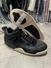 Jordan 4 Retro Pony Hair Black (Preowned Size 14)