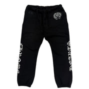 Chrome Hearts Horseshoe Logo Fuck You Sweatpants Black - Lightly Pre-Owned Size XL