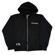 Chrome Hearts T-Bar Shoulder Logo Fuck You Zip-Up Hoodie Black - Pre-Owned Size XS