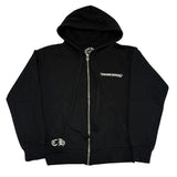 Chrome Hearts T-Bar Shoulder Logo Fuck You Zip-Up Hoodie Black - Pre-Owned Size XS