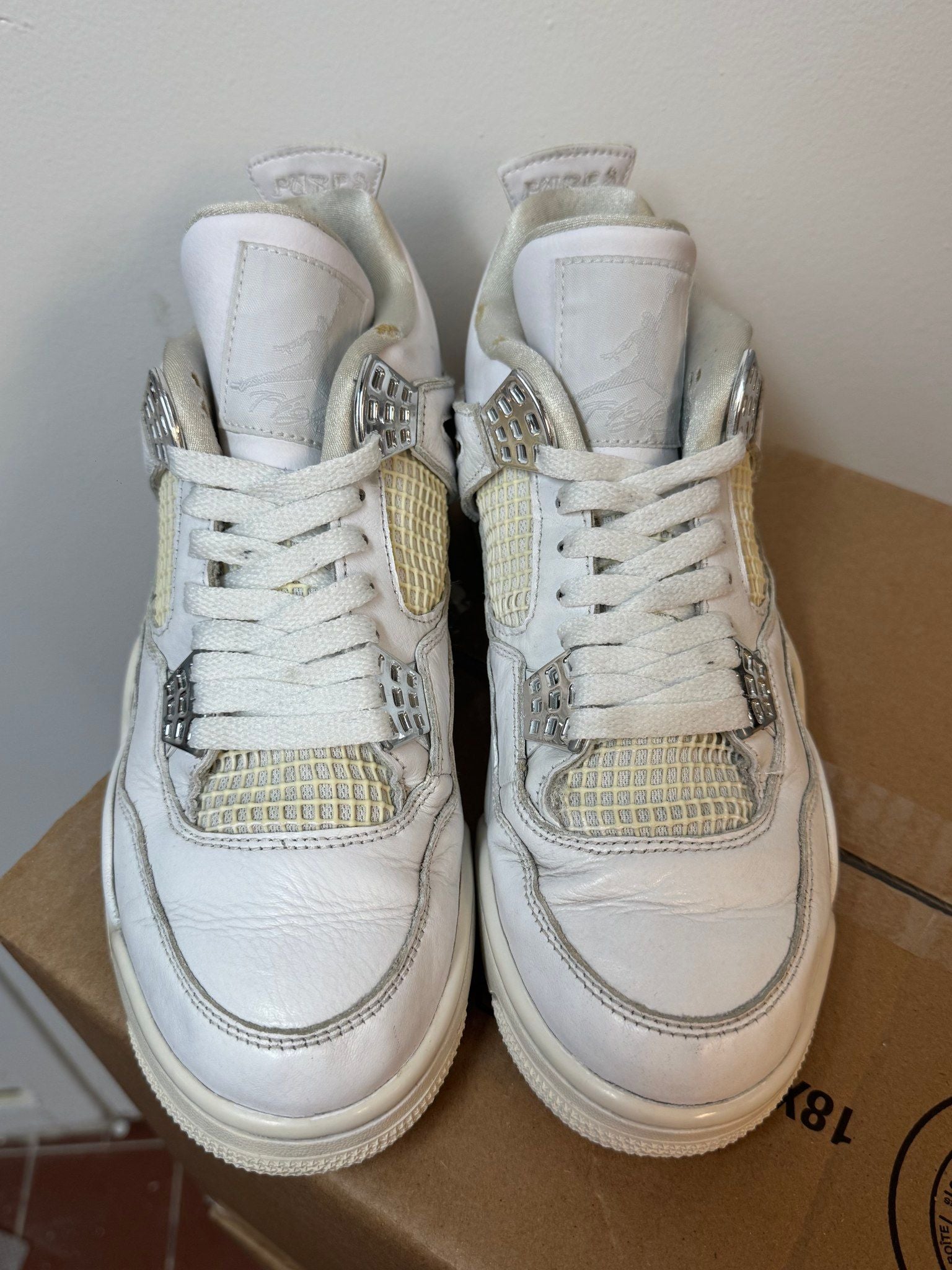 Jordan 4 Retro Pure Money (2017) - Pre-Owned Size 8 (No original box)