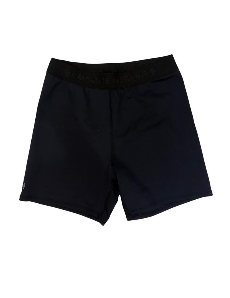 Chrome Hearts CH Yoga Wear Sports Shorts Black - Pre-Owned Size L