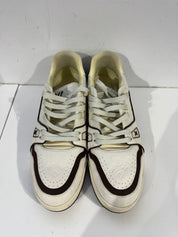 Louis Vuitton by Tyler, the Creator LV Trainer White Mocha - Pre-Owned Size 11 (No original box)