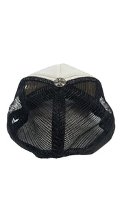 Chrome Hearts CH Hollywood Trucker Hat Black/White - Lightly Pre-Owned OS