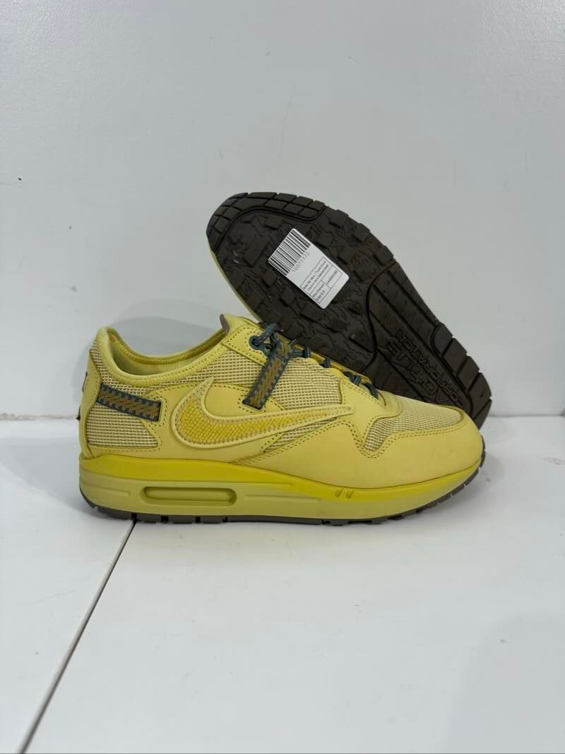 Nike Air Max 1 Travis Scott Cactus Jack Saturn Gold - Pre-Owned Size 9.5