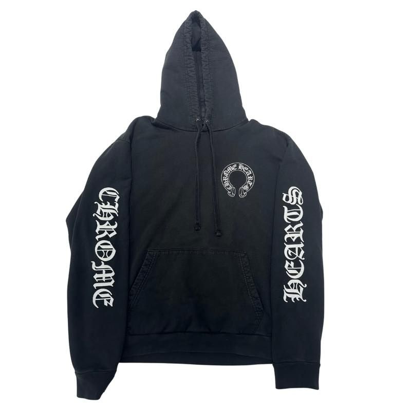 Chrome Hearts Matty Boy Chomper Horseshoe Hoodie Black - Pre-Owned Size M